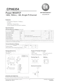 CPH6354-TL-H Datasheet Cover