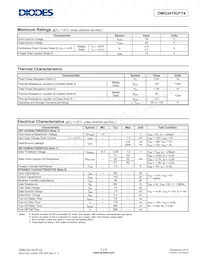 DMG3415UFY4-7 Datasheet Page 2