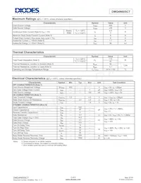 DMG4N60SCT Datasheet Page 2