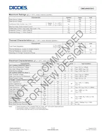 DMG4N60SK3-13 Datasheet Page 2