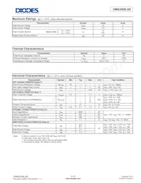 DMN2009LSS-13 Datasheet Pagina 2