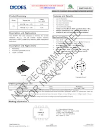 DMP2066LSS-13 데이터 시트 표지