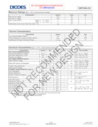 DMP2066LSS-13 Datasheet Pagina 2