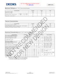 DMP2225L-7 Datasheet Page 2