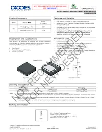 DMP3008SFG-13 Datasheet Cover