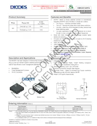 DMS3014SFG-7 Datasheet Cover