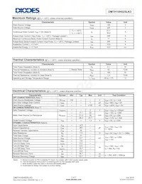 DMTH10H025LK3-13 Datasheet Pagina 2