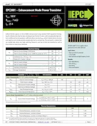 EPC2001 Datasheet Cover