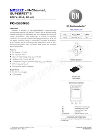 FCH060N80-F155 Datasheet Cover