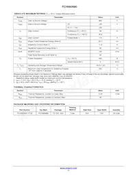 FCH060N80-F155 Datasheet Page 2