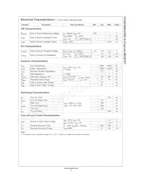 FCH47N60-F085 Datasheet Page 2