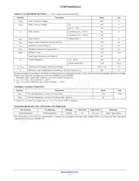 FCMT099N65S3 Datasheet Page 2