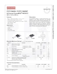 FCP11N60N-F102 Datenblatt Seite 2