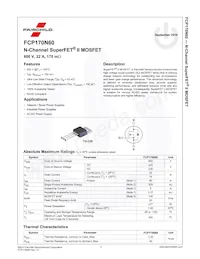 FCP170N60 Datasheet Page 2