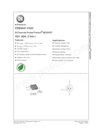 FDB8441-F085 Datasheet Cover