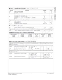 FDB8880 Datasheet Page 3