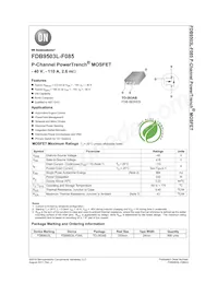 FDB9503L-F085 Datasheet Cover