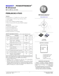 FDBL86363-F085 Datasheet Cover
