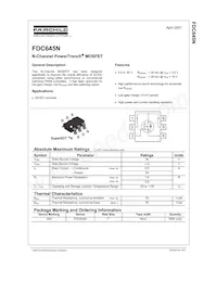 FDC645N_F095 Datasheet Page 2