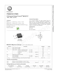 FDD4141-F085P Datasheet Cover