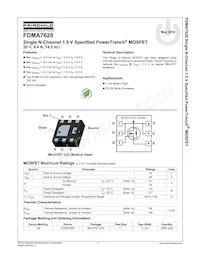 FDMA7628 Datasheet Page 2