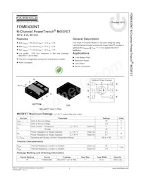 FDME430NT Datasheet Page 2