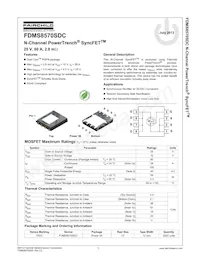 FDMS8570SDC數據表 頁面 2