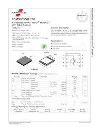 FDMS86550ET60 Datasheet Page 2