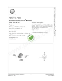 FDP2710-F085 Datasheet Cover