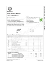 FQB34P10TM-F085P Datasheet Cover