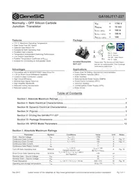 GA100JT17-227 Datasheet Cover