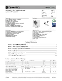 GA10JT12-247 Datasheet Copertura