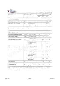 IPB110N06L G Datasheet Page 2