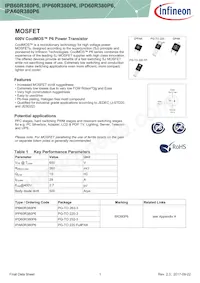 IPB60R380P6ATMA1 Datenblatt Cover