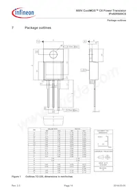 IPB60R600C6ATMA1 Datasheet Pagina 14