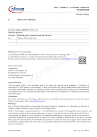 IPB65R600C6ATMA1 Datasheet Page 19