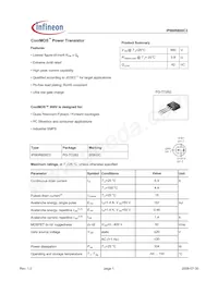 IPI90R800C3 Datasheet Cover