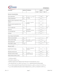 IPP90R500C3 Datasheet Page 3