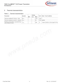 IPS70R2K0CEE8211 Datasheet Pagina 4