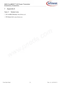 IPU50R3K0CEBKMA1 Datasheet Page 13
