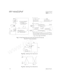 IRF1404ZGPBF數據表 頁面 8