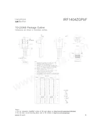 IRF1404ZGPBF Datasheet Page 9