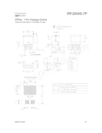 IRF2804STRR7PP Datasheet Page 9