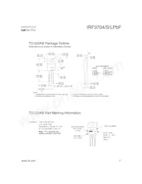 IRF3704STRRPBF Datasheet Page 7
