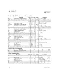 IRF3717 Datasheet Page 2