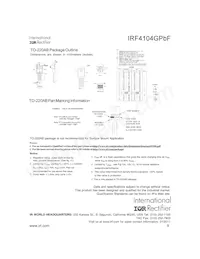 IRF4104GPBF Datasheet Pagina 9