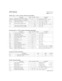 IRF5802TR Datasheet Page 2