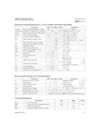 IRF630NSTRR Datasheet Page 2
