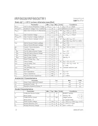 IRF6608TR1 Datasheet Page 2