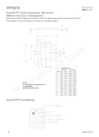 IRF6678TR1 Datasheet Page 8